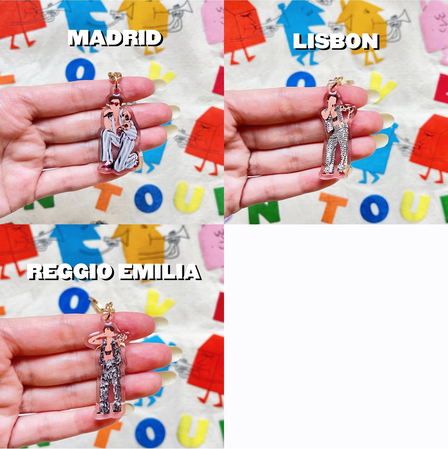 LOVE ON TOUR 2023 Europe keychains
