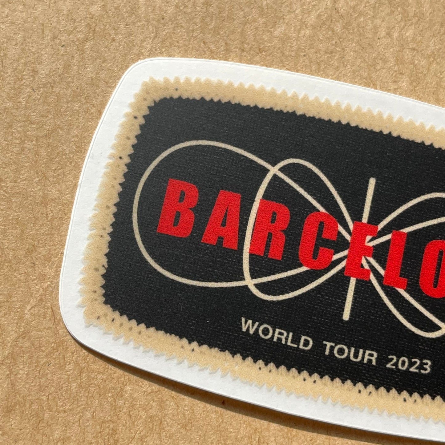 FITF world tour PATCHES STICKERS