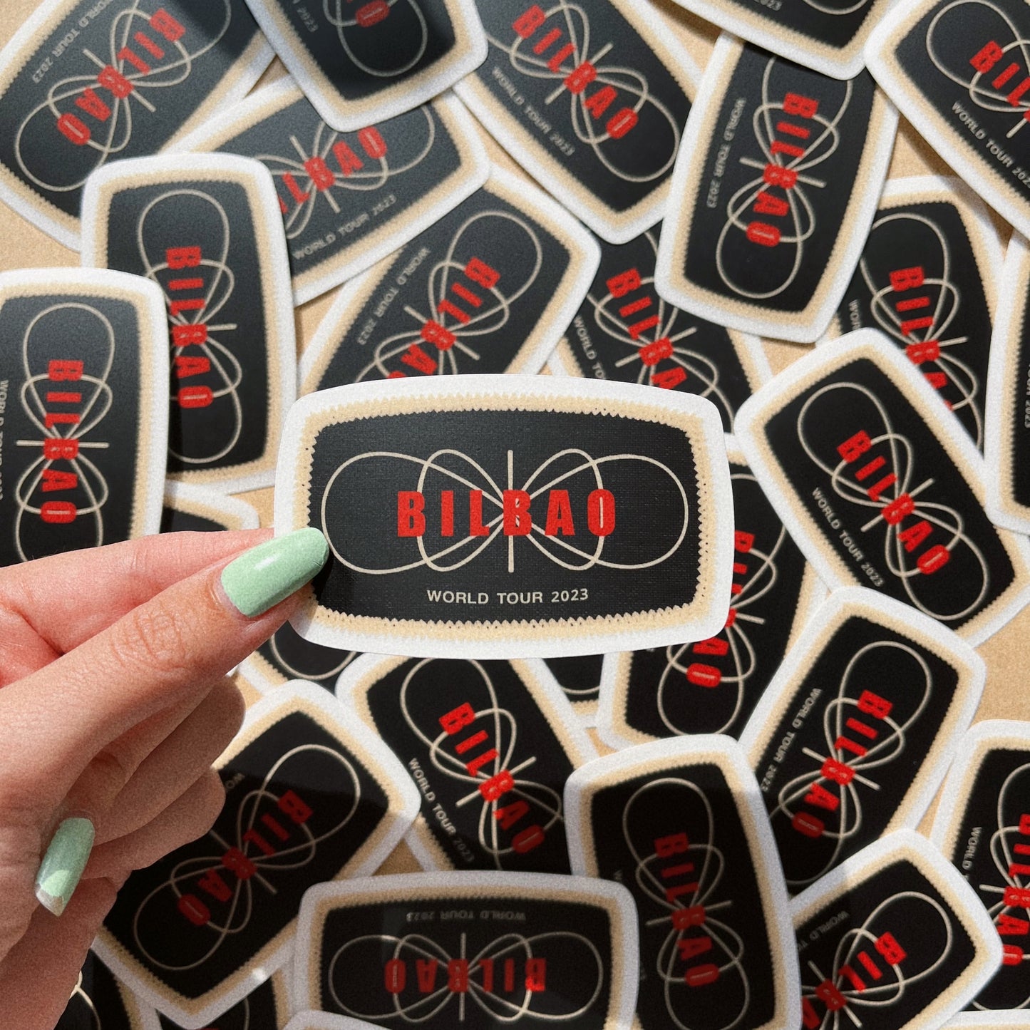 FITF world tour PATCHES STICKERS