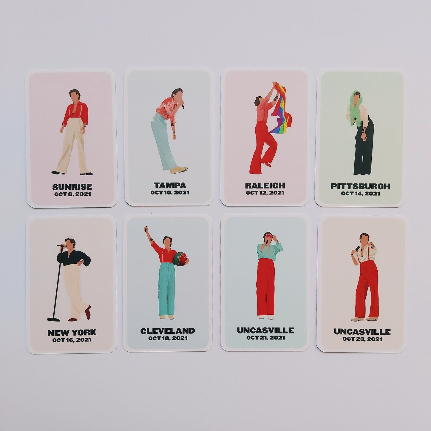 LOVE ON TOUR commemorative cards