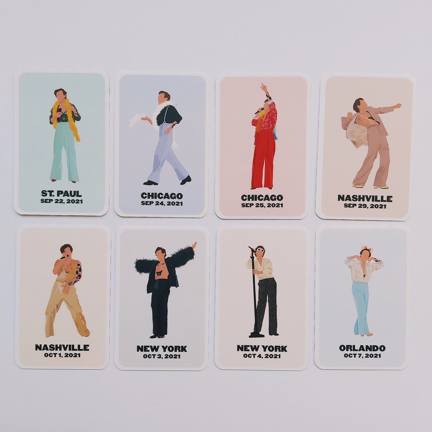 LOVE ON TOUR commemorative cards