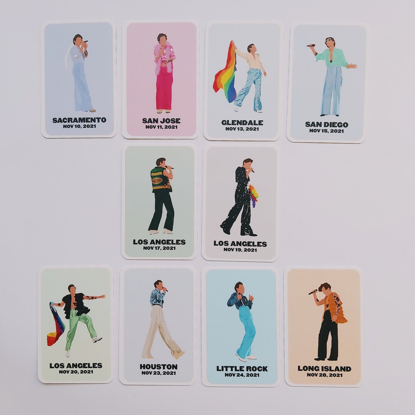 LOVE ON TOUR commemorative cards