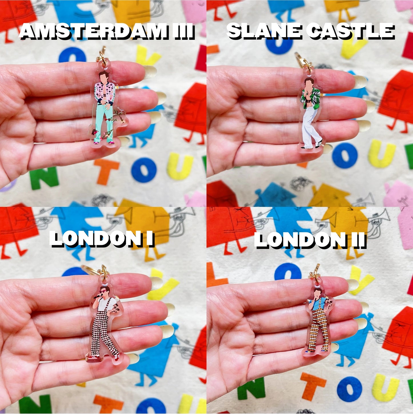 LOVE ON TOUR 2023 Europe keychains