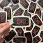FITF world tour PATCHES STICKERS