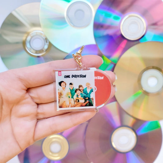 One Direction CD Album Keychains