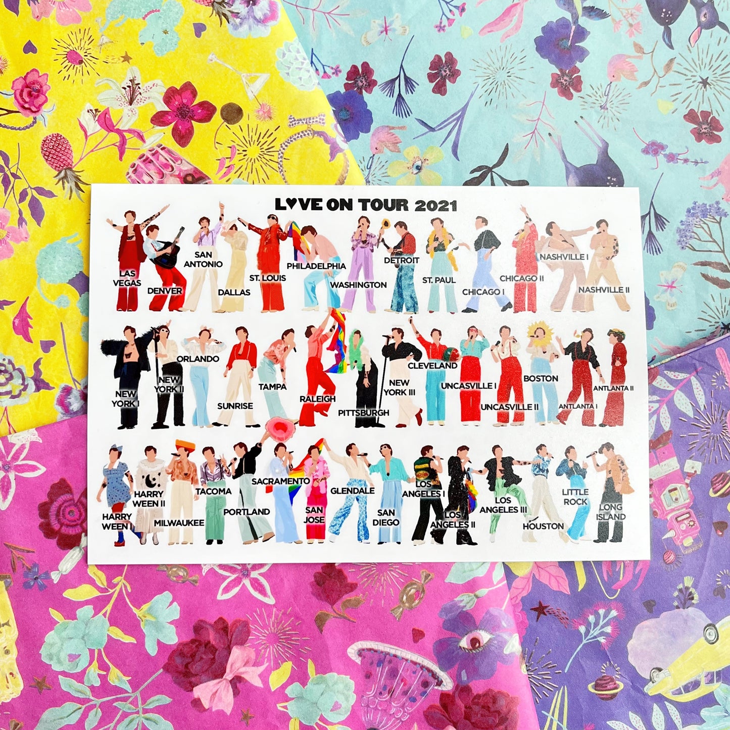 Love On Tour 2021 poster