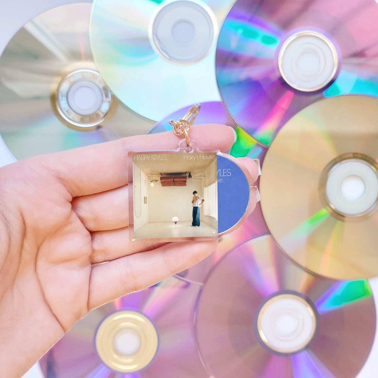 Harry Styles CD Album Keychains