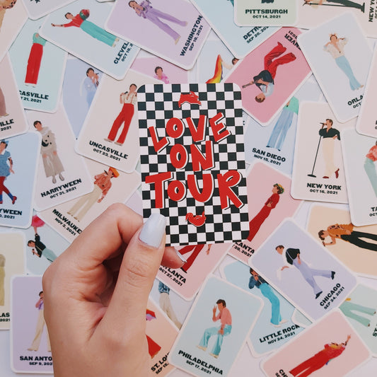 LOVE ON TOUR commemorative cards